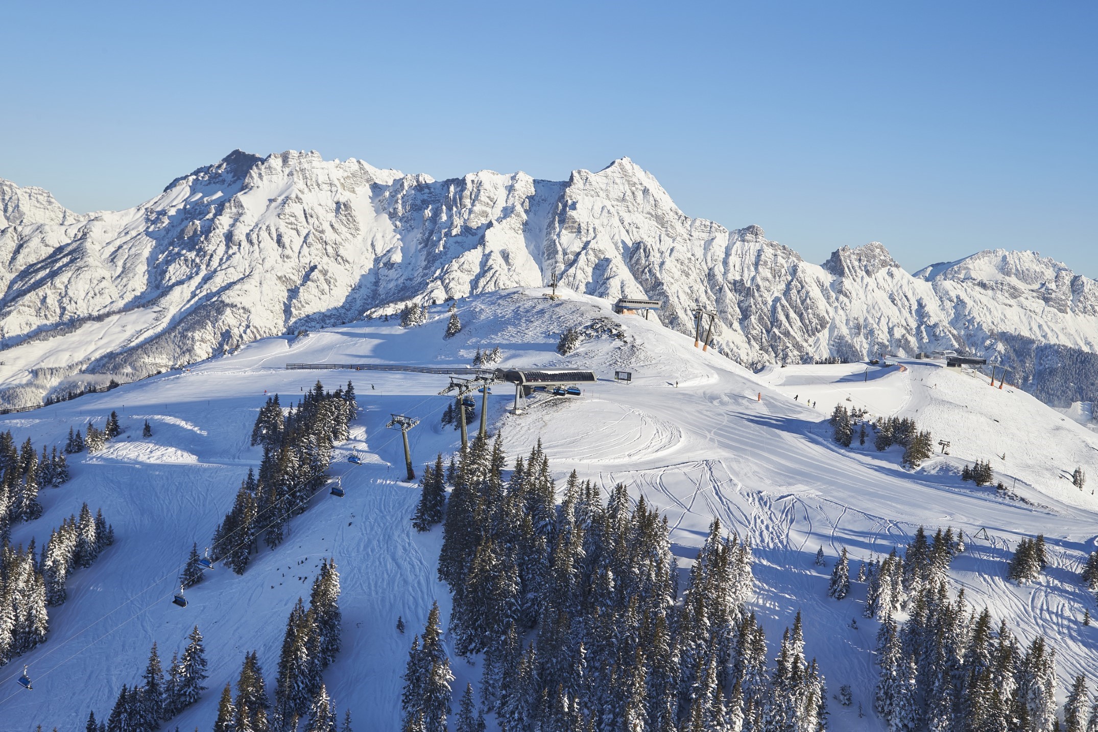 Skifahren Winter Skigebiete Saalbach 40